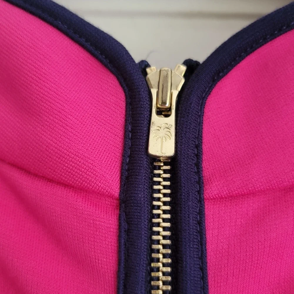 Lilly Pulitzer Colorblock Collared‎ Halter Neck Tiered Shift Marci Dress Small